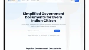 DocuFlow – Government Document Marketplace (Lovable.dev link Included)