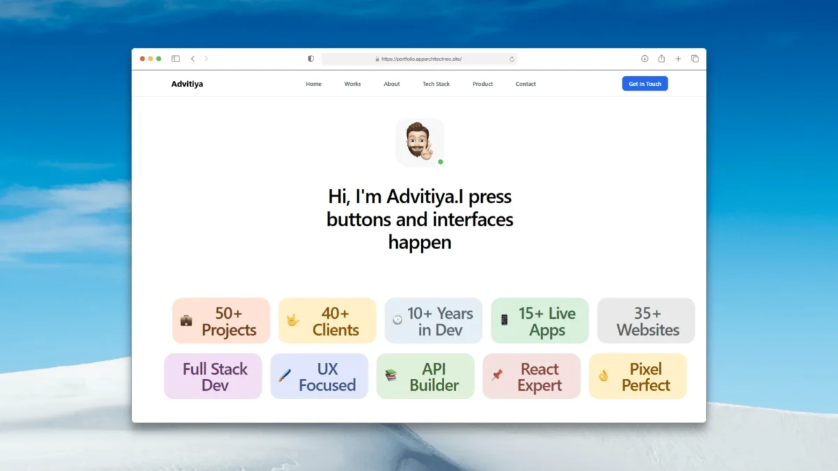 lovable portfolio template