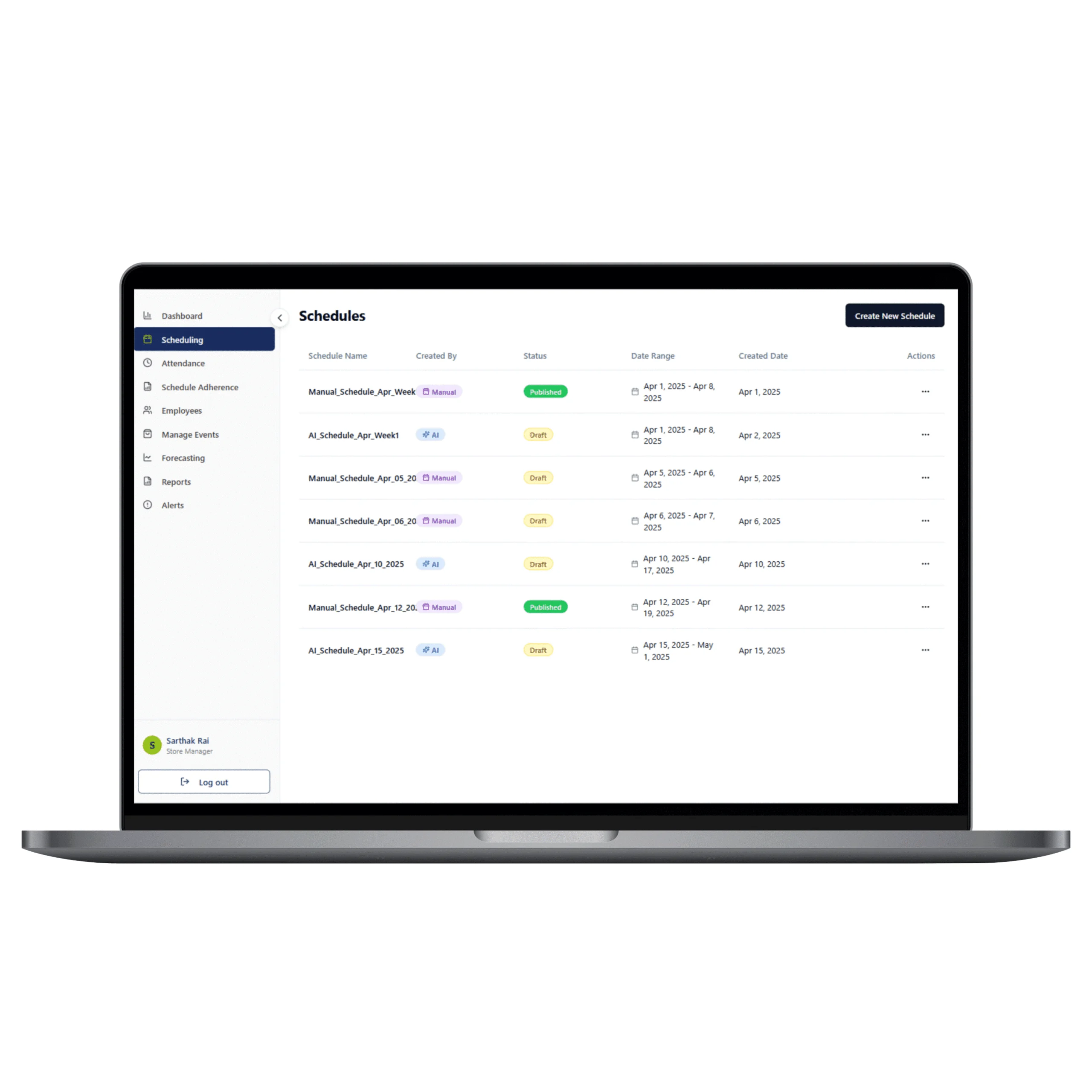 Lovable Template WorkShift Pro - Intelligent Workforce Management System