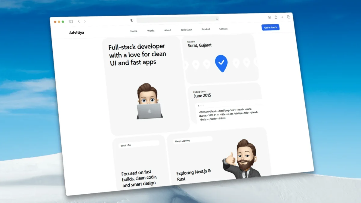 Lovable Template for Portfolio