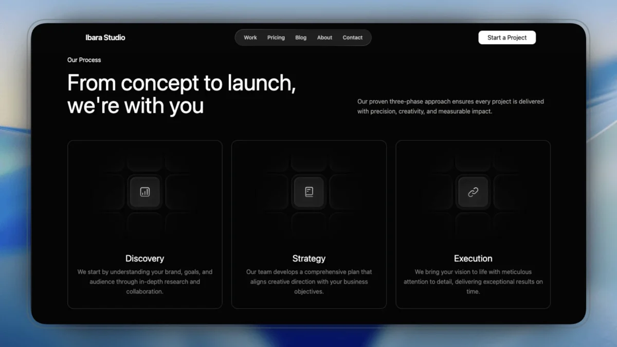Lovable Template for Agency Landing Page