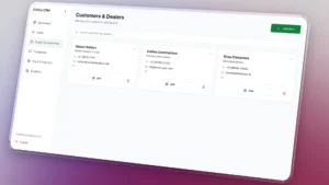 Lovable Construction Supplier CRM Template