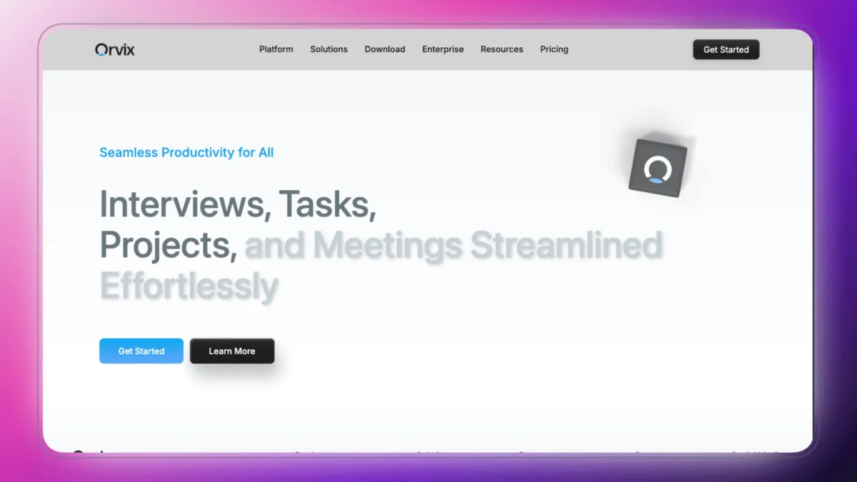 Lovable Template for SaaS Landing Page