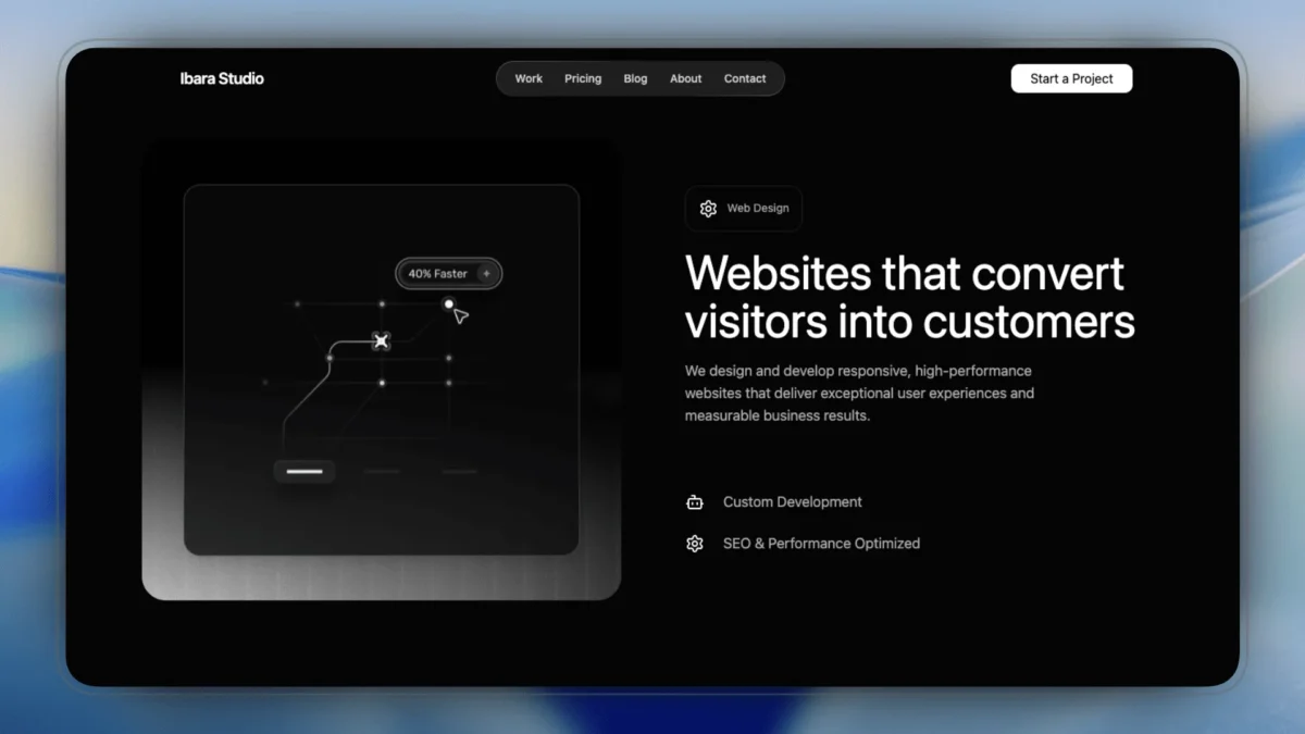Lovable Template for Agency Landing Page
