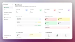 Construction Supplier CRM