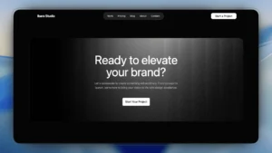Lovable Template for Agency Landing Page