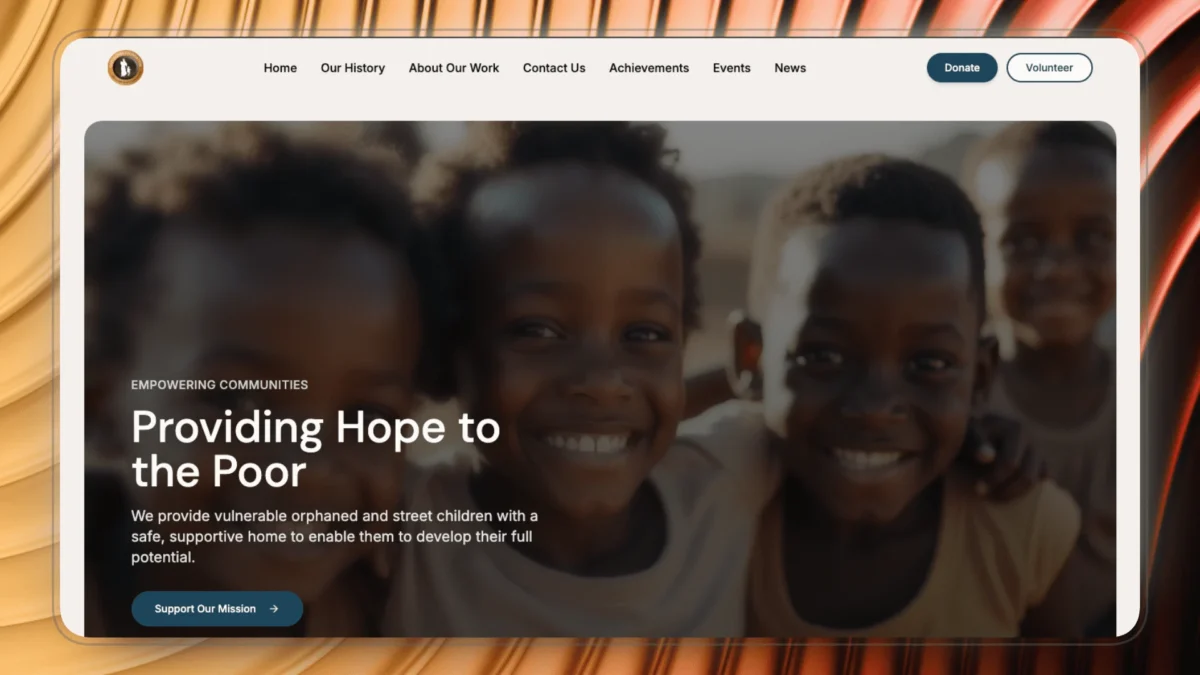 Free Lovable Template for NGO / Foundation
