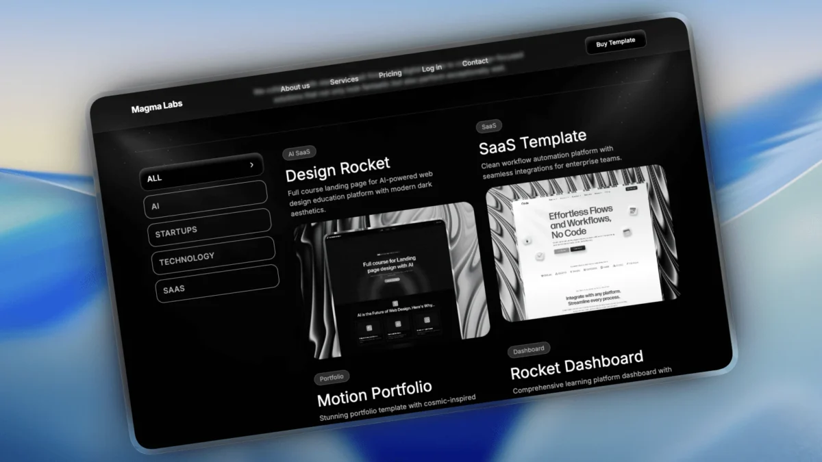 Lovable Template for AI Agency Landing Page