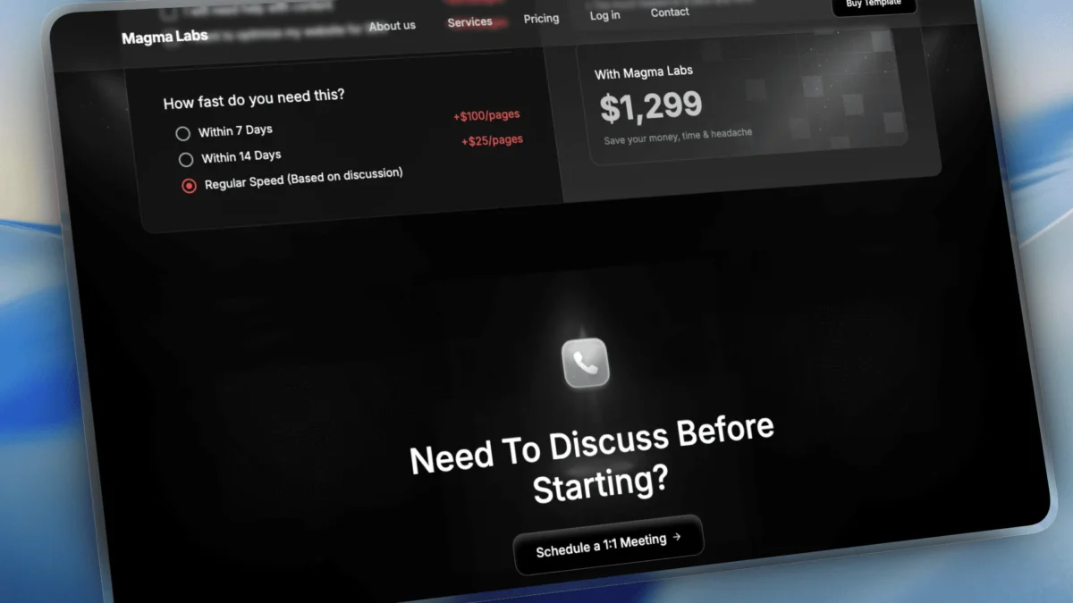 Lovable Template for AI Agency Landing Page