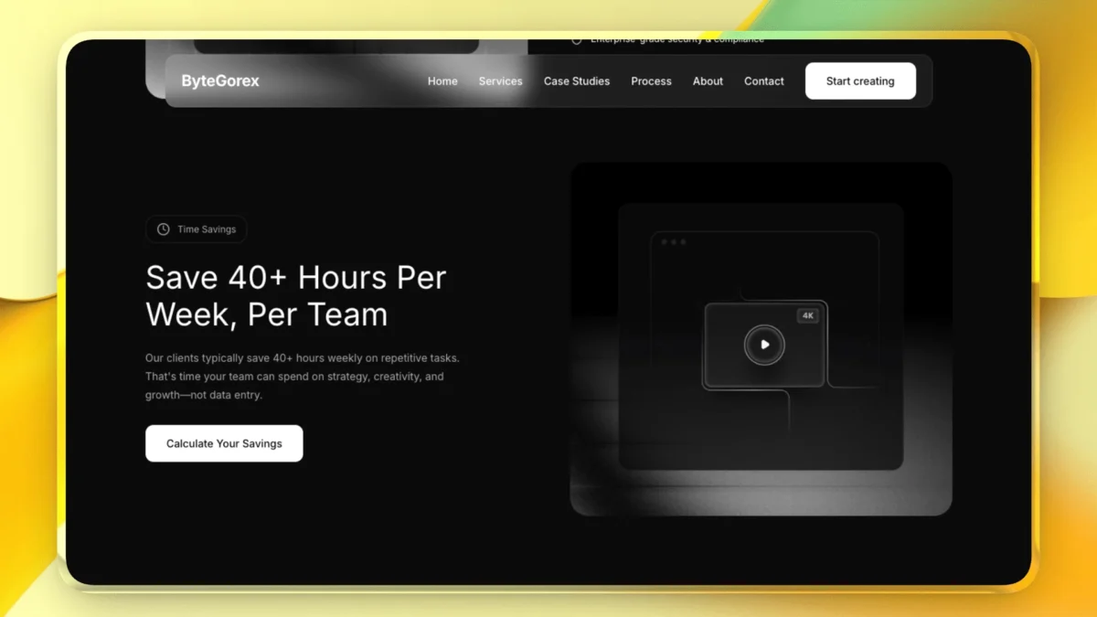 Lovable Template for AI Automation Agency Landing Page