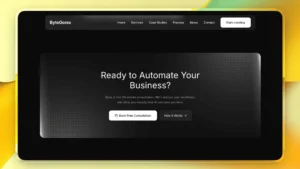 Lovable Template for AI Automation Agency Landing Page