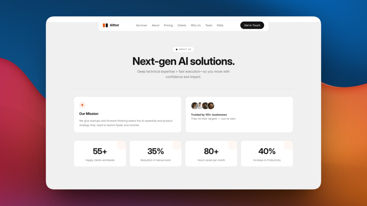 Lovable Template for AI SaaS Website