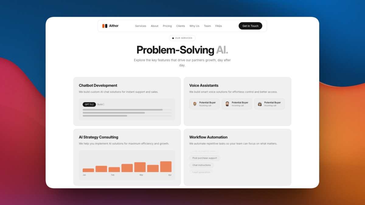 Lovable Template for AI SaaS Website