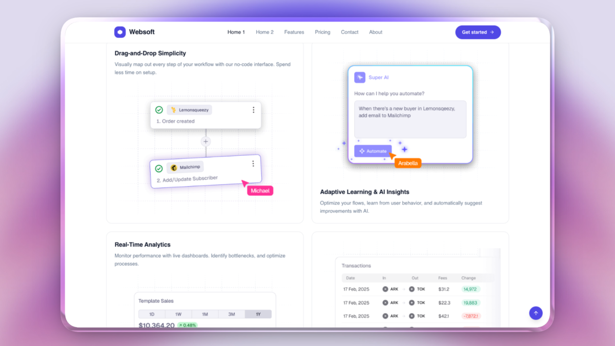 Lovable Template for Business SaaS Landing Page