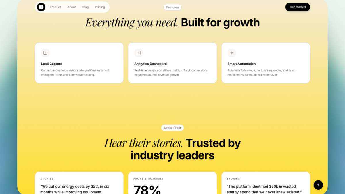 Lovable Template for Modern Agency Website