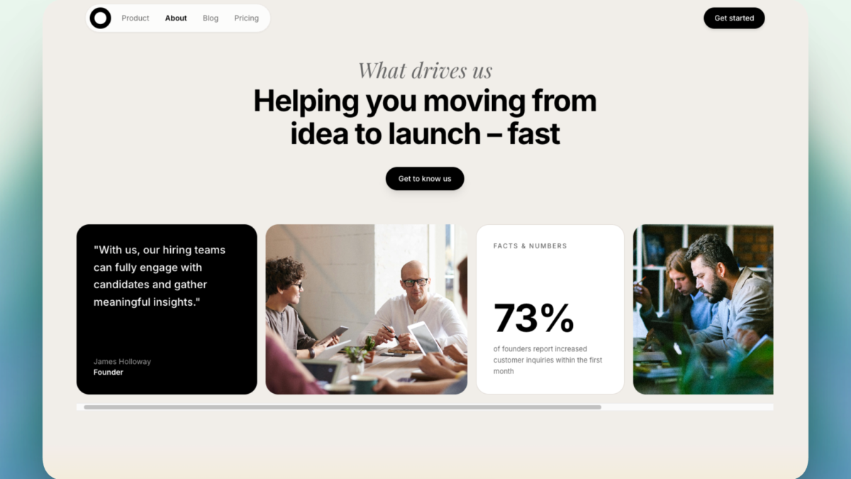 Lovable Template for Modern Agency Website