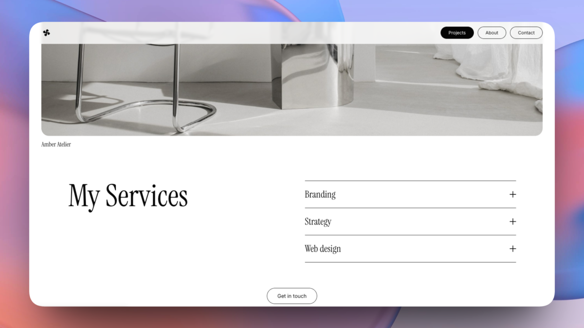 Lovable Template for Designer Portfolio Website